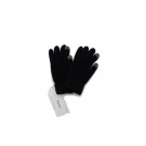 Zacca Winter Gloves for Women Cold Weather with Touch Screen Chenille Knit Thermal Warm Gloves Gifts Black Color