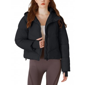 Zacca Womens Lightweight Quilted Puffer Jacket with Hood